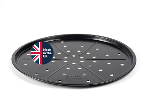 Russell Hobbs Everyday Pizza Pan 33 X 33 Cm, Non Stick Carbon Steel | Oven Safe To 220 C, Dishwasher Safe, Easy Clean Food Release, Even Heat Distribution, For Homemade Or Frozen Pizza