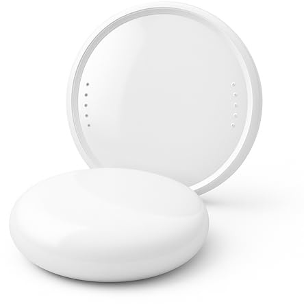 Smart Tracker Tag + cover in regalo, Compatibile solo con Apple Find My (IOS 14.5 in poi). Localizzatore Bluetooth trova oggetti chiavi, bagagli, animali. Batteria sostituibile, IP67