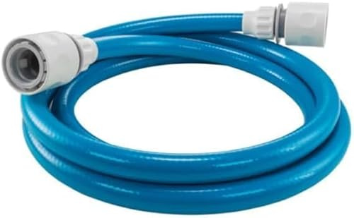 AP Supplies Blue Water Hose Kit 50m, Click-Lock Connectors | Potable water hose set with kink-resistant 4-layer strength