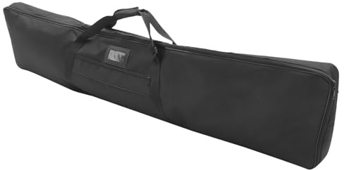 DIYEAH Bolsa Recurva para Arco, Lona Negra, Gran Capacidad, Portátil | Uso al Hombro Bolso, Resistente al Desgaste, Lavable, para Accesorios de Arco