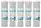 5x AquaHouse AH-CTO5 10 Carbon Block Filtro ad acqua per acqua potabile, sistemi ad osmosi inversa, adatta a tutti gli alloggiamenti a filtro da 10