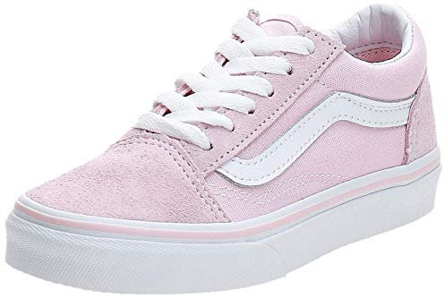 Vans Old Skool (Suede/Canvas), Sneaker Unisex - Bambini e ragazzi, Rosa Pink Suede Canvas, 30 EU