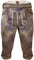 Edelnice Trachtenmode Bayerische Traditionelle Kniebund Lederhose Valentin inkl. Gürtel Gr. 44-68 (52)
