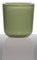 INNA-Glas Teelichtglas Nick, Zylinder - Rund, grasgrün, 7,5cm, Ø 7,5cm - Kerzenglas - Teelichthalter