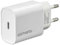 4smarts VoltPlug PD 20W USB C Power Adapter - USB C Ladegerät Power Delivery Schnellladegerät kompatibel mit iPhone 12 Pro Max, 12 Mini,11 Pro, SE 2020, X, iPad Air/Pro 2020, Galaxy S20, Note - Weiß, 4S465575