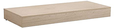 MOB-IN Plan de Toilette Suspendu pour Vasque Will - 120 cm - EP. 12 cm - Décor Chêne