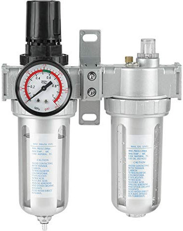 Filtro compressore d'aria, strumento regolatore acqua olio 1/2 pollice per compressore e utensili pneumatici