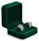 Oirlv Scatola Orecchini In Velluto Verde Vintage Compleanno San Valentino Scatola Regalo Anniversario Espositore Per Orecchini