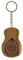 Glooraca Personalisierte Gitarren-Pick-Leder-Schlüsselanhänger Benutzerdefinierte gravierte Gitarren-Pick-Halter-Schlüsselanhänger-Schlüsselanhänger-Etui für Akustikgitarre E-Gitarre Ukulele