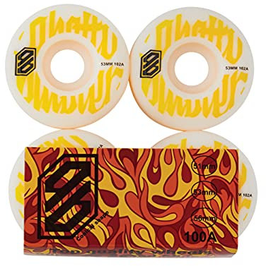 GHETTO BLASTER Skateboard Wheels Blonde 53 mm x 33 102 A