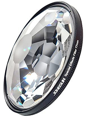 JONGSUN Kaleidoskop Prisma Spezialeffektfilter 77mm FX Glas Blendung Widescreen Film Anamorphotische DSLR Film Video Fotografie Kamera Filter Zubehör(Kaleidoscope)