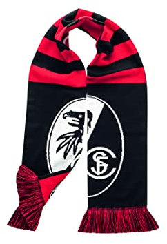 SC Freiburg Schal Super-Logo scarf / rassis viciado Fanschal, Rot, L