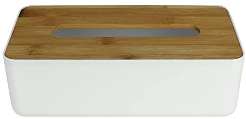MYSUNBAR Taschentuchbox Bambus Tissuebox Kosmetiktuchbox Tücherbox Kosmetik Taschentuch Box Kosmetiktücherbox