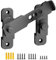 GEMASP Verrou de porte de grange en acier inoxydable sans clé pour porte, serrure de sécurité robuste pour porte coulissante pour grange, maison, salle de bain, extérieur, garage