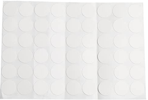 Cache-vis adhésif 54 en 1 pour placard Blanc