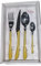 Today Home, Set di posate 24 pezzi, in acciaio inox - lucidato, Colore Giallo