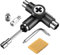 HADIIH Skate Werkzeug Alles in Einem Multifunktions Ratschen Skateboard Werkzeug mit Skateboard Griptape Radiergummi Satz