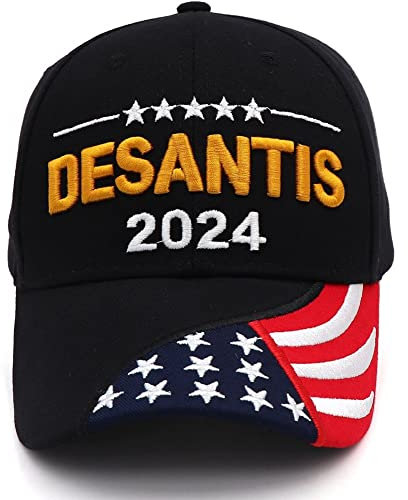 Ppmter Desantis 2024 Präsidentschaftskampagne Amerika Baseball Caps Usa Flagge Gestickt Verstellbare Trucker Hut Golf Cap Für Männer Frauen