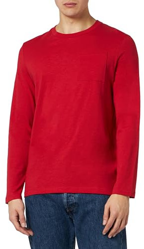s.Oliver Langarmshirt mit Flammgarnstruktur