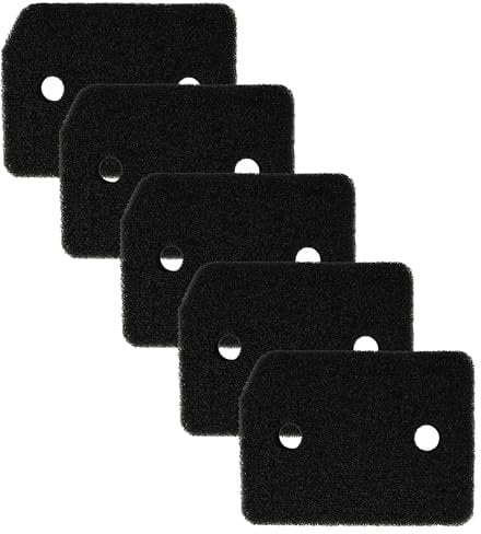 vhbw 5x filtro zoccolo compatibile con Miele TCF650WP, TCH630WP, TCJ680WP, TCJ690WP, TCF640WP, TCJ660WP, TCF630WP, TCJ670WP asciugatrice