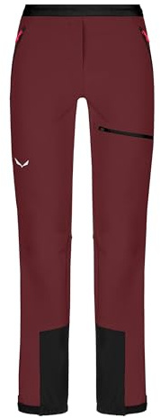 Salewa Sella Durastretch Light Damen Wanderhose Trekkinghose gefüttert schwarz schwarz
