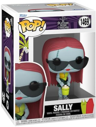 Funko POP! Disney Nightmare Before Christmas - Sally with Glasses (Beach) | Offizielles Cartoon/Animation Merch - Vinyl Sammelfigur als Regal Deko - Geschenkidee zum Geburtstag für Fans und Sammler