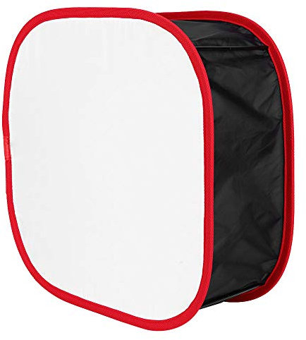 Softbox con Panel de Luz LED, Panel Difusor de Luz Plegable, Softbox Cuadrado con Bolsa de Transporte, Caja Suave con Panel LED Portátil de 16,3 X 16,3 Pulgadas para Estudio
