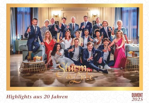 DUMONT - Sturm der Liebe 2025 Broschürenkalender, 42x29cm, Wandkalender der gleichnamigen ARD-Telenovela, mit erläuternden Texten und Jahresplaner