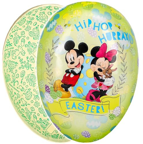 alles-meine.de GmbH 10 Stück Ostereier/Eier zum Befüllen Größe & Anzahl frei wählbar 9 bis 36 cm - Hasen - Mickey Maus - Füll - Pappei - Deko Pappe Papp Pappeier Dekoei P..