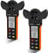 2PCS Outdoor Windmesser, Digitale Anemometer Misst Windgeschwindigkeit (0.3-30m/s), Temperatur, Luftfeuchtigkeit, Windmessgerät mit 360°Drehbarer Kopf & Schutzhülle, für Schießen Segeln Surfen Drohne