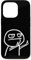 Hülle für iPhone 13 Pro Strichmännchen tshirt Strichmännchen zeigt Mittelfinger