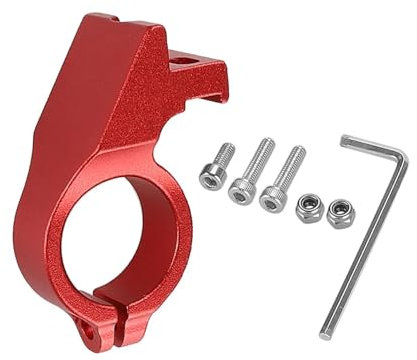 ziyany Instrumentenanzeigesitz for Elektroroller, kompatibel mit Zero 8X 10X Scooter, kompatibel mit Kugoo M4 Pro, Modifikationshalterungsteile(Red)