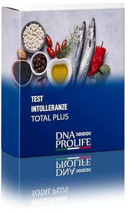 DIENNEA Prolife - Test auf Unverträglichkeit von 600 Lebensmitteln - Mit Kontrolltest - Gluten- und Laktoseintoleranz erkennen - Verbessern Sie Ihr Wohlbefinden - Made in Italy