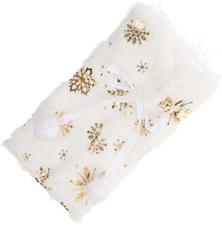 Garneck Xmas Wine Bottle Cover Snowflake Design Wine Ornament for Christmas Reusable Bottle Sleeves