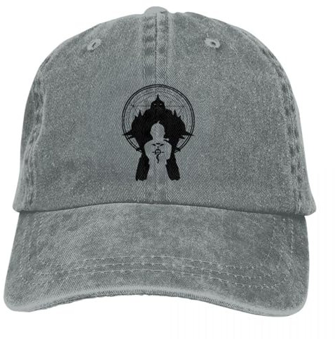 GUPUOOU Gewaschene Baseballmütze für Herren FM Classic Trucker Snapback Caps Papa Hut Bloodborne Hunter Golfhüte