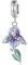 Ciondolo a forma di iride per braccialetti Pandora, a forma di fiore in argento Sterling 925, regalo per sorella, mamma, fidanzata, famiglia, Smaltato, Smalto