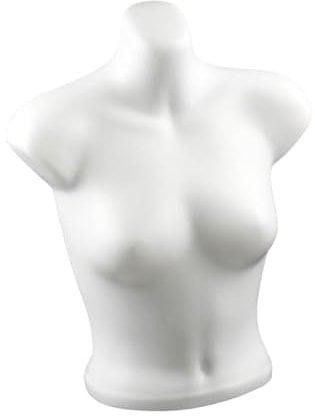 perfeclan Weibliche Schaufensterpuppe Torso Frauen Körperform Professionelle Puppe BH Display Schaufensterpuppe Unterwäsche Displayständer für Live-Übertragung