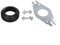 Entgoinggo Toilet Cistern Repair Kit, Leaking Tank Replacement Parts Toilet Tank Bolts Metal Close Coupled Bracket Set