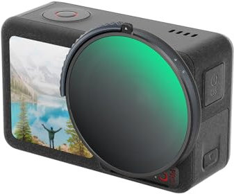 SMALLRIG CPL & VND 3-5 Filter für DJI Osmo Action 4, kombiniert ND8, ND16, ND32, CPL Filter in einem, Zubehör für Neutraldichte-Polarisationsfilter, mehrfach beschichtetes optisches HD-Glas - 4941