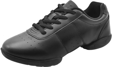 Mnplciea Weiß Cheerleading Schuhe Mädchen Weich Cheerleader Schuhe Damen Tanzschuhe, Yoga Gymnastik Training Sportschuhe