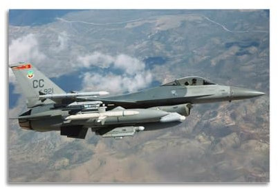 Militärposter F-16, Kampffalken-Kämpfer, Poster, dekoratives Gemälde, Leinwand, Wandkunst, Bild, Druck, moderne Familienschlafzimmer-Dekoration, 30 x 45 cm