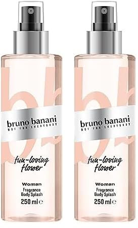 bruno banani Woman Body Splash, fruchtig floraler Duft für Sie, 250ml (Packung mit 2)