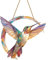 Kolibri Sonnenfänger, Acryl Buntglas Sonnenfänger Fenster, Drinnen Eisvogel Fensterdeko Hängend Bunter Sun Catcher Fensterdeko Für Haus Party Garten Dekoration (Mond Kolibri)