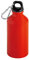 pubblienne Set 20 Borracce Alluminio Personalizzate con Incisione Laser – 500ml con Moschettone, Tappo a Vite e Finitura Lucida (Rossa, 20 pezzi)