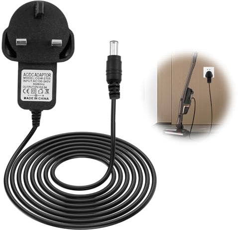 JCSJK 27V 500mA Charger Compatible with Gtech AirRam K9 Mk2, Replacement Cordless Vacuum Cleaner Adapter for AR02 AR01 AR30 AR29 AR05 AR03 AFT001 ATF27 ATF29 ATF40 ATF41 DM001
