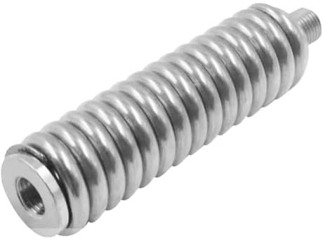 Wisyurt Heavy Duty CB Antenna Spring Mount Fits for Mobile/Vehicle CB Radio Antenna Mount 3/8-24Inch Threads Stainless Steel