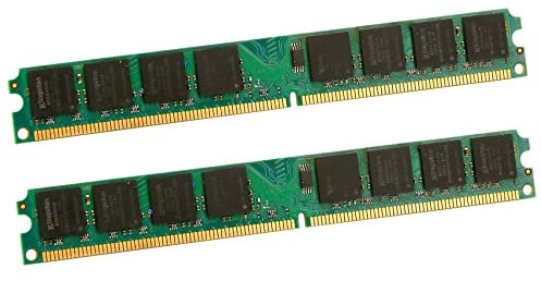 Plawee 2X Memoria RAM DDR2 da 2 GB 1,8 V 800 MHz PC2 6400 Memoria RAM PC per Memoria Desktop DIMM 240 Pin