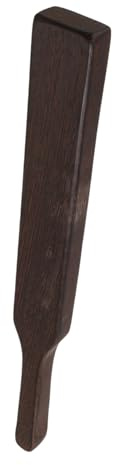 MOLUCKFU Wooden Body Massage Paddle Dual-Function Manual Hammer for Neck Shoulder Back Legs Arms Ergonomic Wooden Tapping Tool for Office and Home Physiotherapy Natural Wood Design
