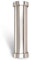 SOTECH 2 Stück Barkonsolen Florenz gerade Höhe 200 mm/Ø 50 mm Edelstahloptik Thekenfuß Bar Konsole Tresenfuß