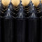 Bütic GmbH Stabkerzen durchgefärbt 180mm x Ø 22mm - Kerzen hochgereinigt, Brenndauer 8h, geruchsneutral, rußarm mit rückstandsfreiem Abbrand, Farbe:Schwarz, Set mit:25 Stück